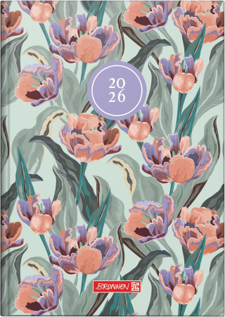 Agende 2026 - AGENDA DATATA ZILNIC BRUNNEN A5 2026 MODEL FLORAL 79515026