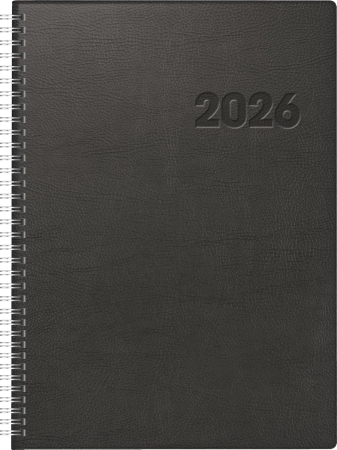 Agende 2026 - AGENDA DATATA ZILNIC CONFORM A4 2026 SPIRA NEGRU 27501906