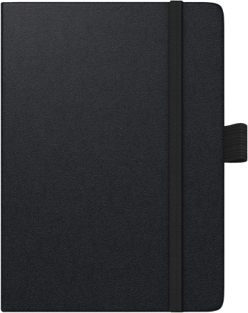 Agende 2026 - AGENDA DATATA ZILNIC KOMPAGNON A6 2026 CU ELASTIC BALADEK NEGRU 73666906