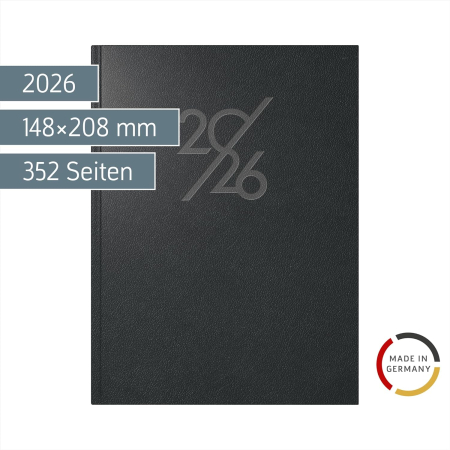 AGENDA DATATA ZILNIC MENTOR A5 2026 PRESTIGE NEGRU 26024016 [1]