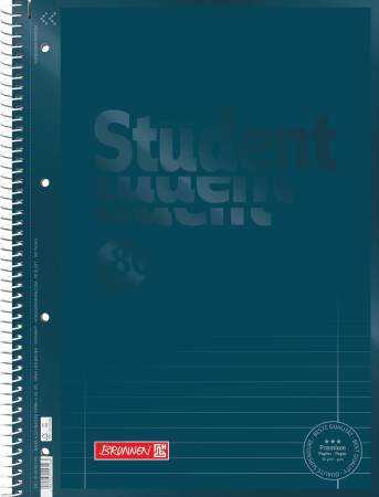 RECHIZITE SCOLARE - CAIET A4 80F SPIRA SI PERFORATII ALBASTRU DENIM COLOR CODE LINII 69927139