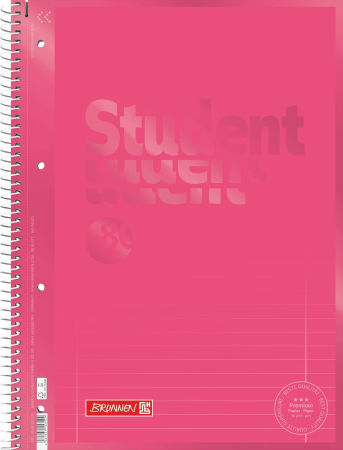 Caiete scolare - CAIET A4 80F SPIRA SI PERFORATII ROSU TULIP LINII 69927125