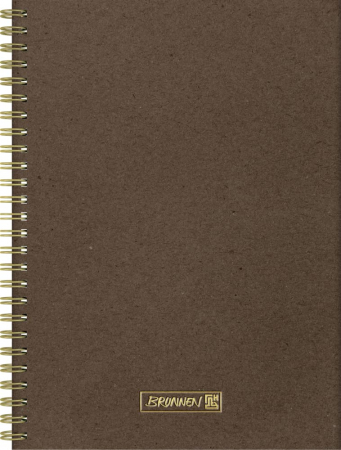 Caiete scolare - BR CAIET A5 192F SPIRA DOTS CHOCOLATE 5589573
