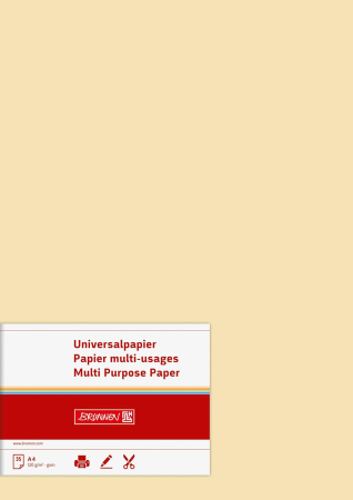 Hartie si cartoane colorate A4, A3 - CARTON COLOR A4 120GR 25/SET CHAMOIS 5123511