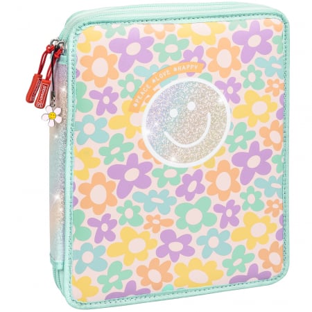 Penare/ Etuiuri/ Necessaire - BR PENAR ECHIPAT 2 FERMOARE XXL HAPPY HIPPIE 49126422