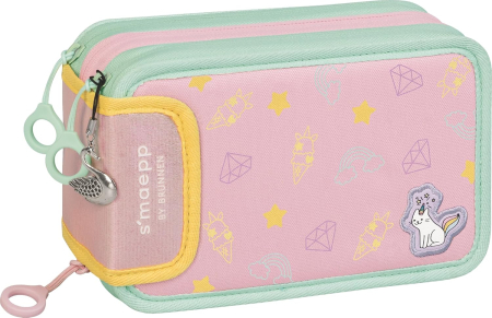 Penare/ Etuiuri/ Necessaire - PENAR ECHIPAT 3 FERMOARE DESCHIDERE ORIZONTALA UNICORN 4942101