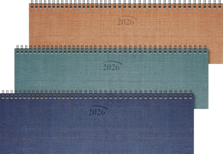 Agende 2026 - PLANNER BRUNNEN SAPTAMANAL 2026 10*33CM SPIRA, COPERTA CARTON, 3 CULORI 77701956