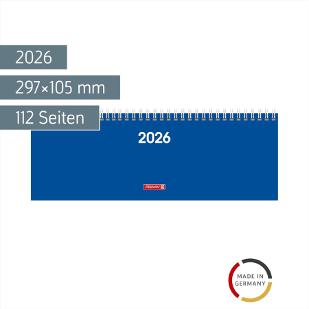 PLANNER BRUNNEN SAPTAMANAL 2026 11*30CM SPIRA ALBASTRU 77261036 [1]