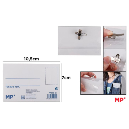 Ecusoane/ coperte documente /accesorii - Buzunar Ecuson Orizontal 105x70mm MP PP039-01