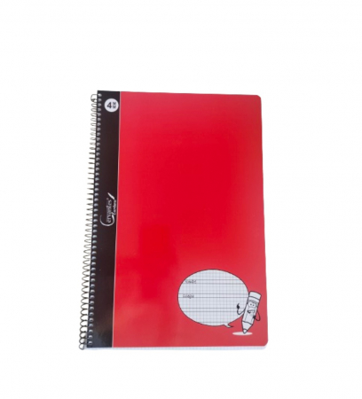 CAIET A4+ IPB 80F, SPIRA, COPERTA CARTON, PATRATELE 4*4MM PB211 [1]