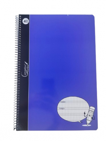 CAIET A4+ IPB 80F, SPIRA, COPERTA CARTON, PATRATELE 4*4MM PB211 [6]