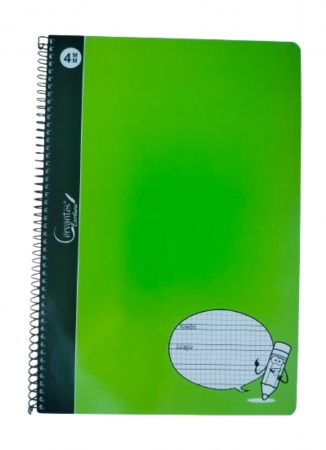 CAIET A4+ IPB 80F, SPIRA, COPERTA CARTON, PATRATELE 4*4MM PB211 [3]