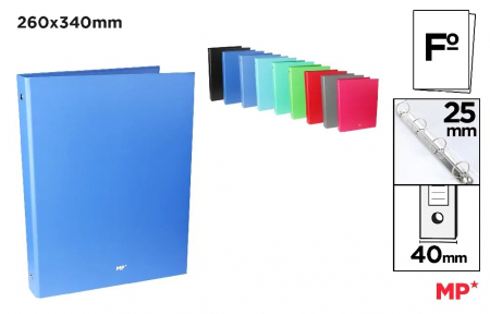 Caiete mecanice A4 - CAIET MECANIC A4 IPB 4CM 4 INELE CULORI ASORTATE PC109