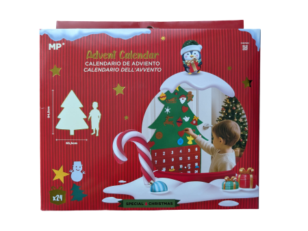 idei de Cadouri Craciun - CALENDAR ADVENT IPB 84.5*65.5CM CRACIUN CH57051