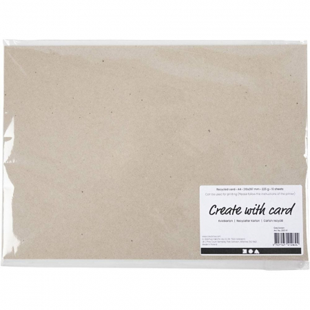 CC CARTON RECICLAT A4 225G 10/SET KRAFT 205141 [1]