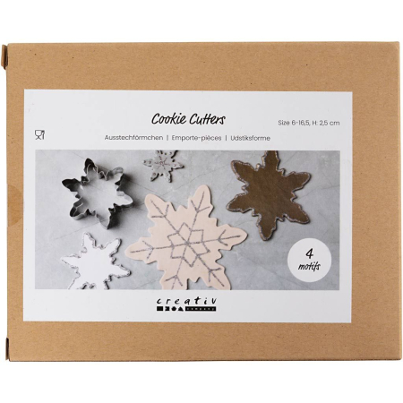 FORME METAL Cookie Cutters Snowflake, 6-16.5cm, 6 pc 782914 [2]
