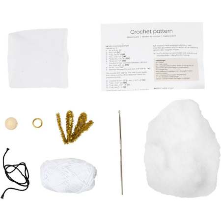 MINI KIT CREATIV CRACIUN DECORATIUNE SUSPENDATA CROSETATA INGER 977484 [3]