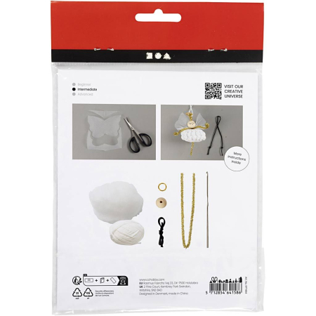 MINI KIT CREATIV CRACIUN DECORATIUNE SUSPENDATA CROSETATA INGER 977484 [2]