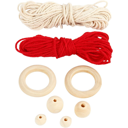 MINI KIT CREATIV CRACIUN DECORATIUNI SUSPENDATE MACRAME  977410 [1]