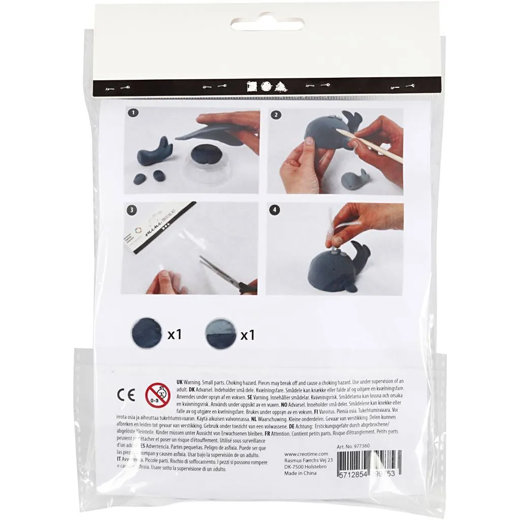 CC MINI KIT CREATIV MODELARE BALENA CU PUI DIN PLASTILINA 977360 [1]