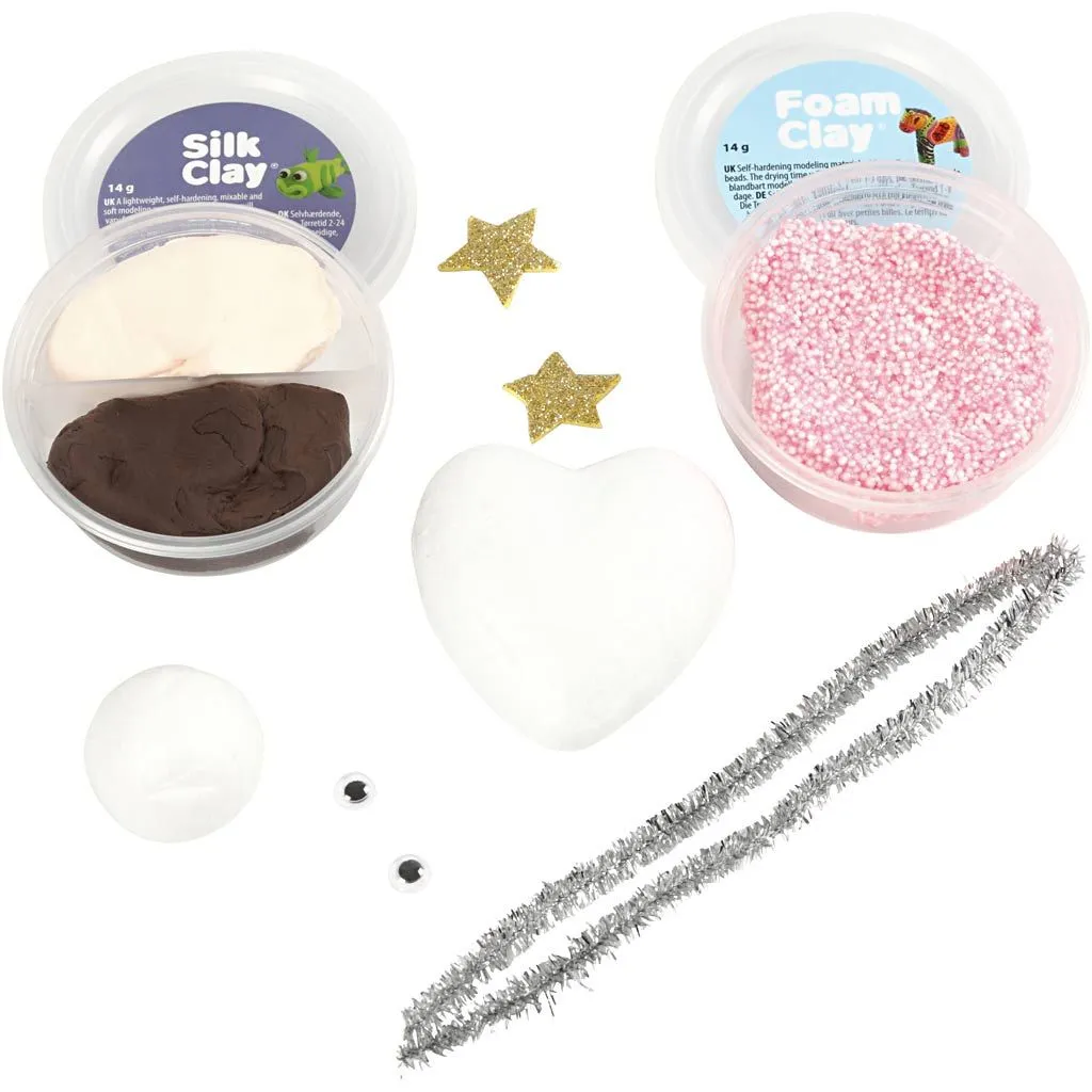 CC MINI KIT CREATIV ZANA DIN POLISTIREN, SILK CLAY SI FOAM CLAY 977224 [2]