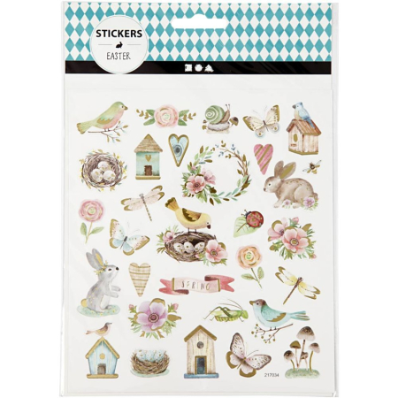 Stickere de Paste - STICKER DECO PRIMAVARA SI PASTE 29066