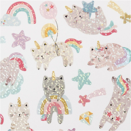 STICKER DECOR PISICUTE UNICORN 29047 [1]