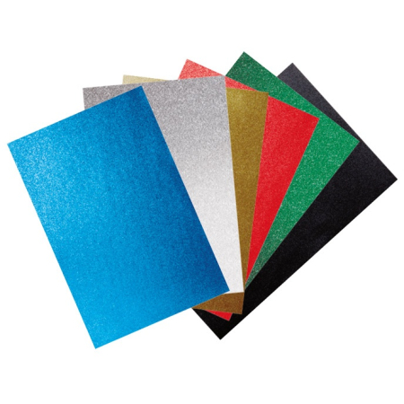 COALA GUMATA GLITTER, AUTOADEZIVA 20x30CM 6 CULORI/SET PM144 [1]