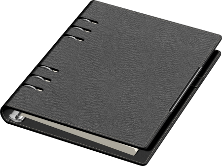 ORGANIZER LIZY A5 NEGRU 6 INELE 10130780 [4]