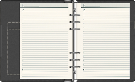 ORGANIZER LIZY A5 NEGRU 6 INELE 10130780 [1]