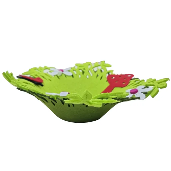 COS PASTE DIN FETRU CU DECORATIUNI 15*7*8CM [1]