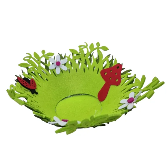 COS PASTE DIN FETRU CU DECORATIUNI 18*10*9CM [1]