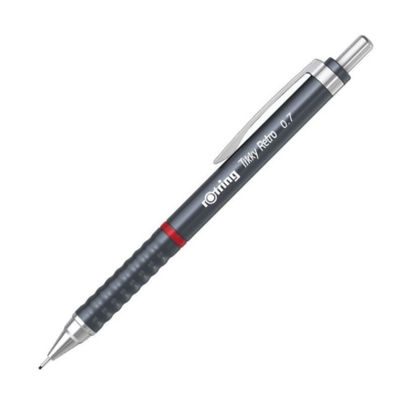 Creioane mecanice - CREION MECANIC ROTRING TIKKY 0.7MM GRI METALIZAT RO 2202570