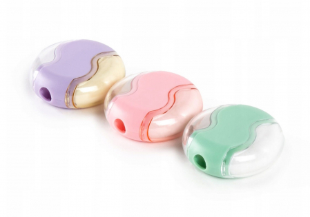 Ascutitori - DE ASCUTITOARE DUBLA CU CONTAINER SI RADIERA PASTEL KIDEA TGKAD