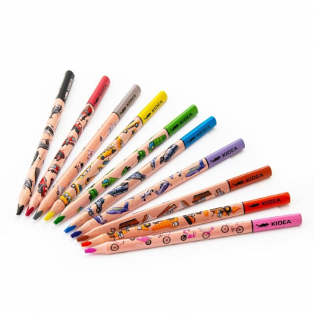 DE CREIOANE COLOR TRIUNGHIULARE 10/SET JUMBO THICK KIDEA KTJP10KKA [1]