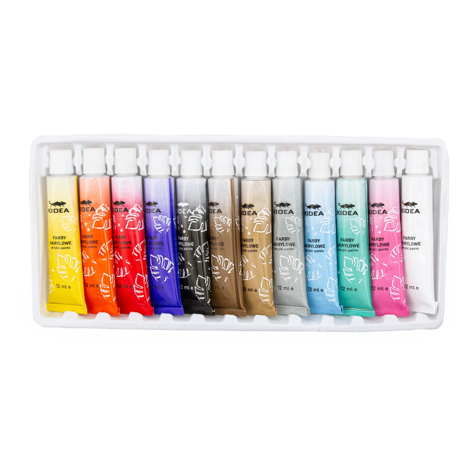 DE CULORI ACRILICE METALICE 12ML 12/SET KIDEA FAAM12KA [2]