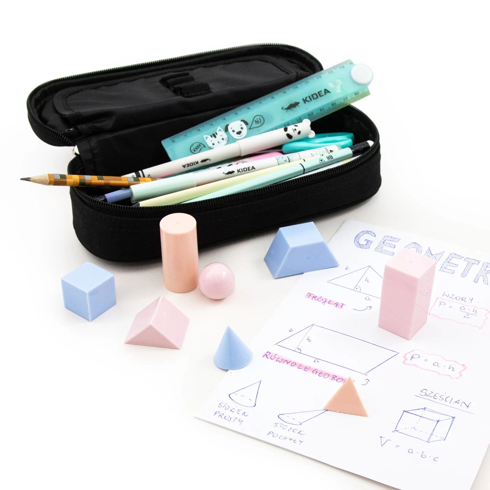 DE FIGURI GEOMETRICE 3D 8/SET PASTEL KIDEA M3DFGAKA [4]