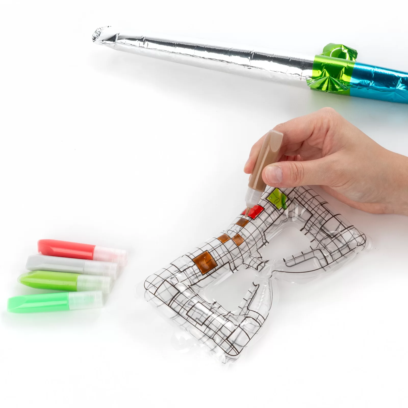 JOC 3D BLOWART, MASCA DE COLORAT SI SABIE 36CM, GONFLABILE, KIDEA ZBAGKA [5]