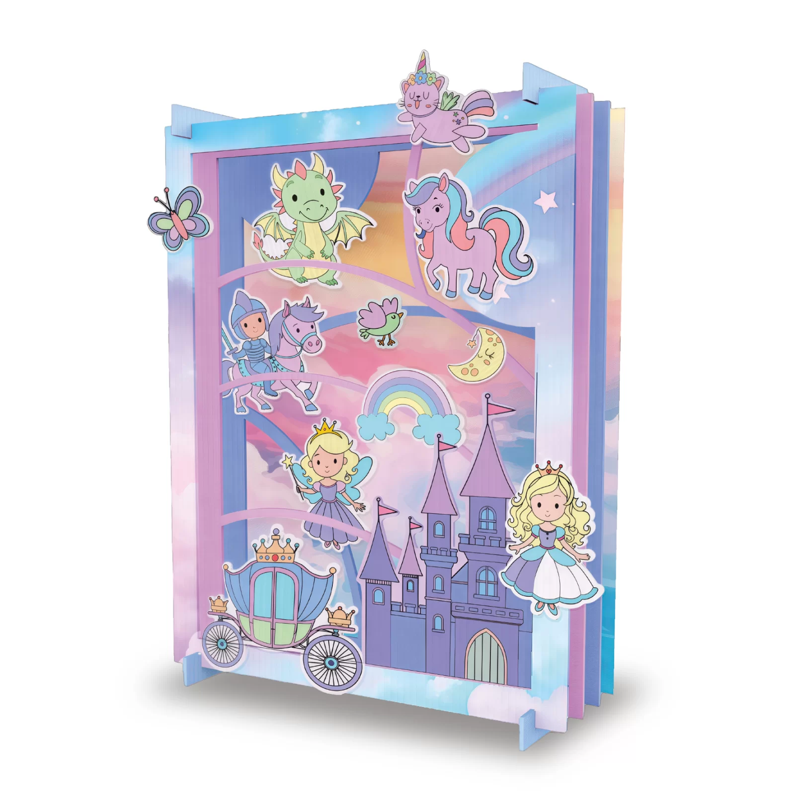 KIT CREATIV 3D PICTURA TRIDIMENSIONALA LUMEA MAGICA A PRINTESEI KIDEA O3DMSKA [8]