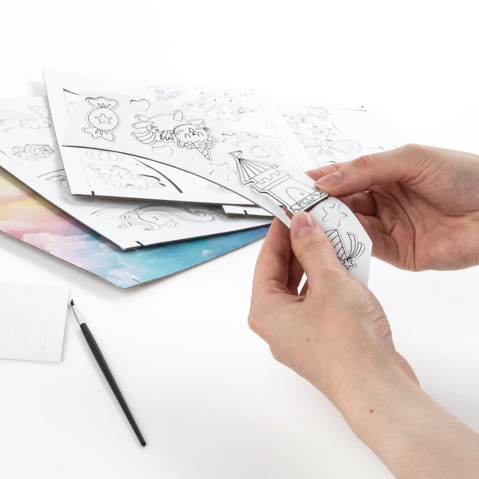 KIT CREATIV 3D PICTURA TRIDIMENSIONALA LUMEA MAGICA A PRINTESEI KIDEA O3DMSKA [2]