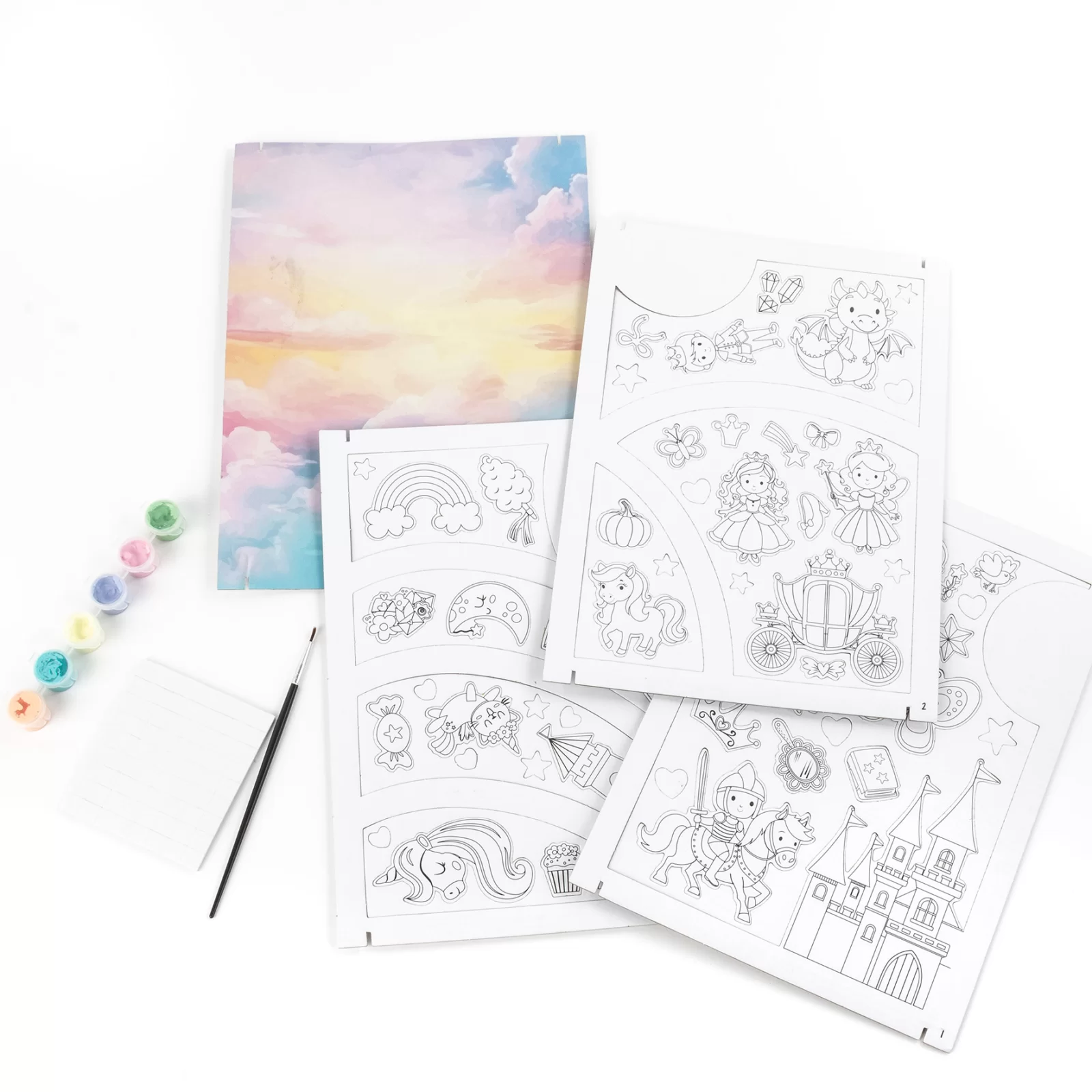 KIT CREATIV 3D PICTURA TRIDIMENSIONALA LUMEA MAGICA A PRINTESEI KIDEA O3DMSKA [1]