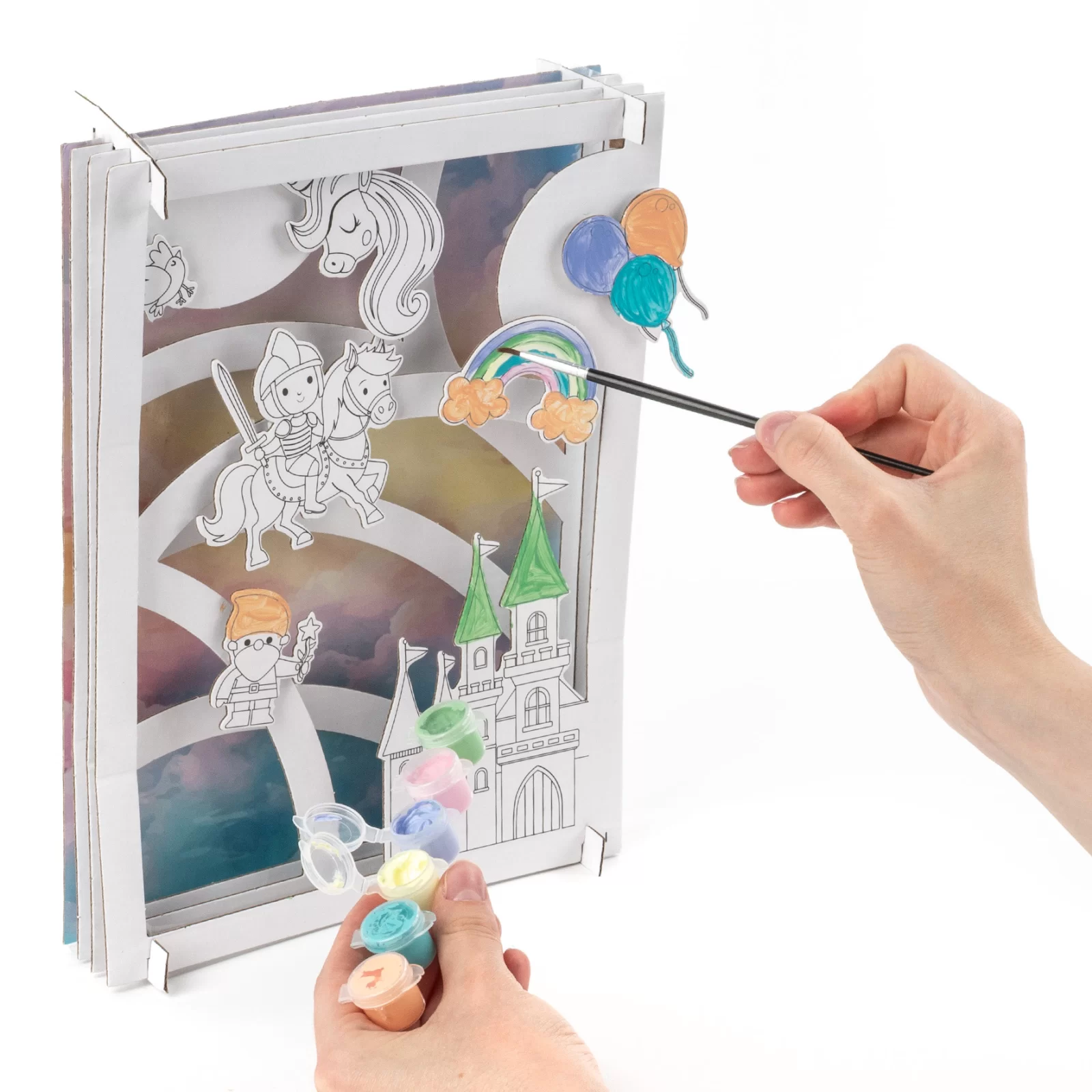 KIT CREATIV 3D PICTURA TRIDIMENSIONALA LUMEA MAGICA A PRINTESEI KIDEA O3DMSKA [5]