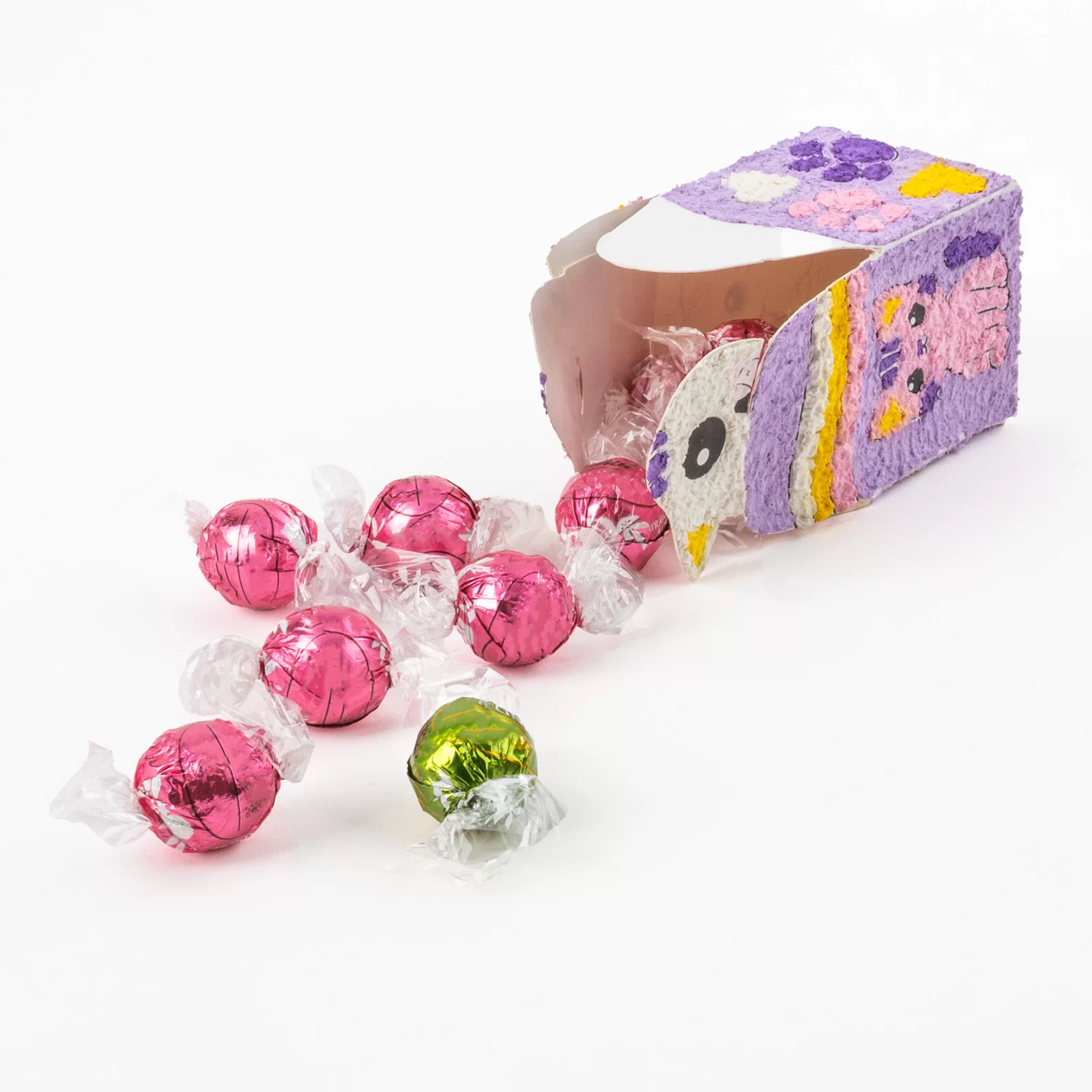 KIT CREATIV CUTIUTA PE NUMERE, PISICUTA, PAPIER MACHE KIDEA KNSZKKA [6]