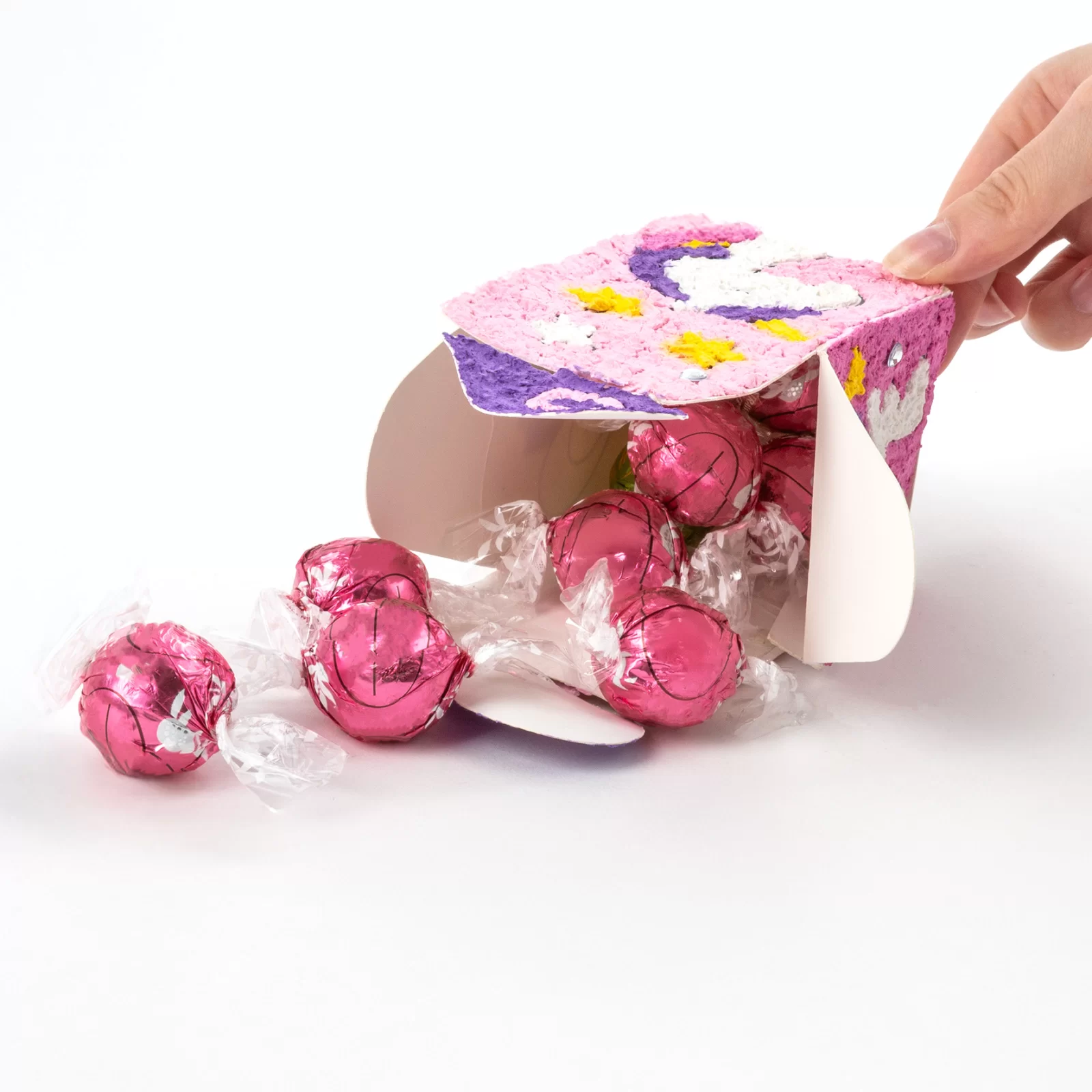 KIT CREATIV CUTIUTA PE NUMERE, UNICORN, PAPIER MACHE KIDEA KNSZSKA [7]