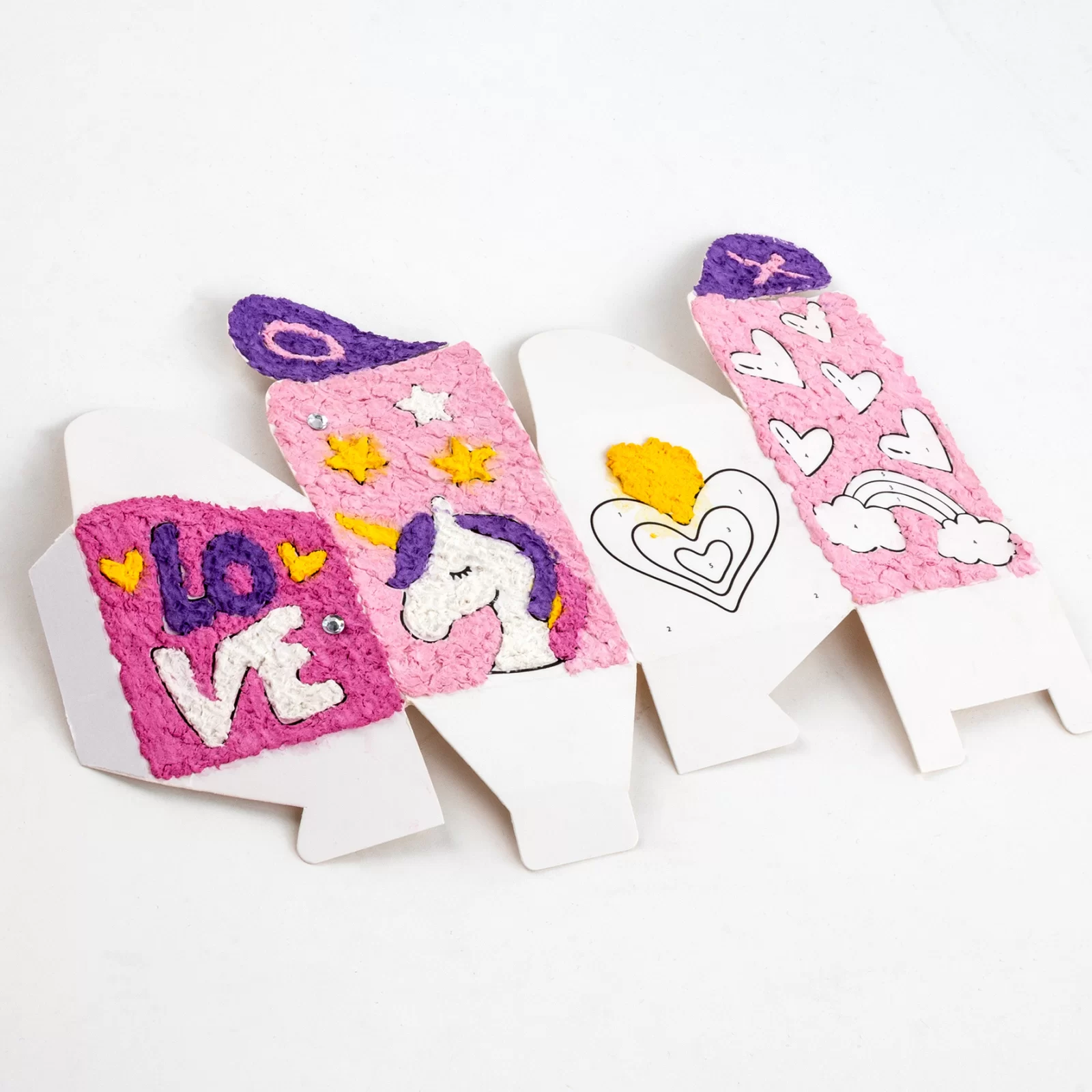 KIT CREATIV CUTIUTA PE NUMERE, UNICORN, PAPIER MACHE KIDEA KNSZSKA [6]