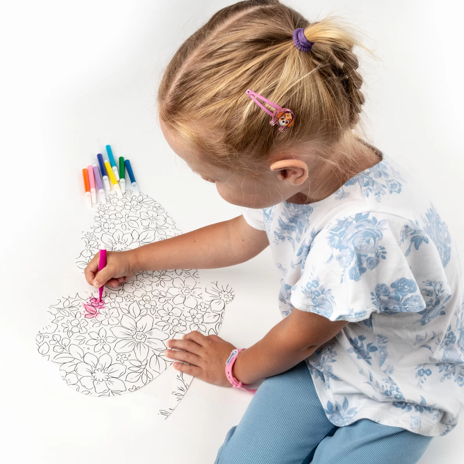 KIT CREATIV DE COLORAT SI DECORAT - ARIPI DE FLUTURE MAGIC KIDEA SKFMKA [3]