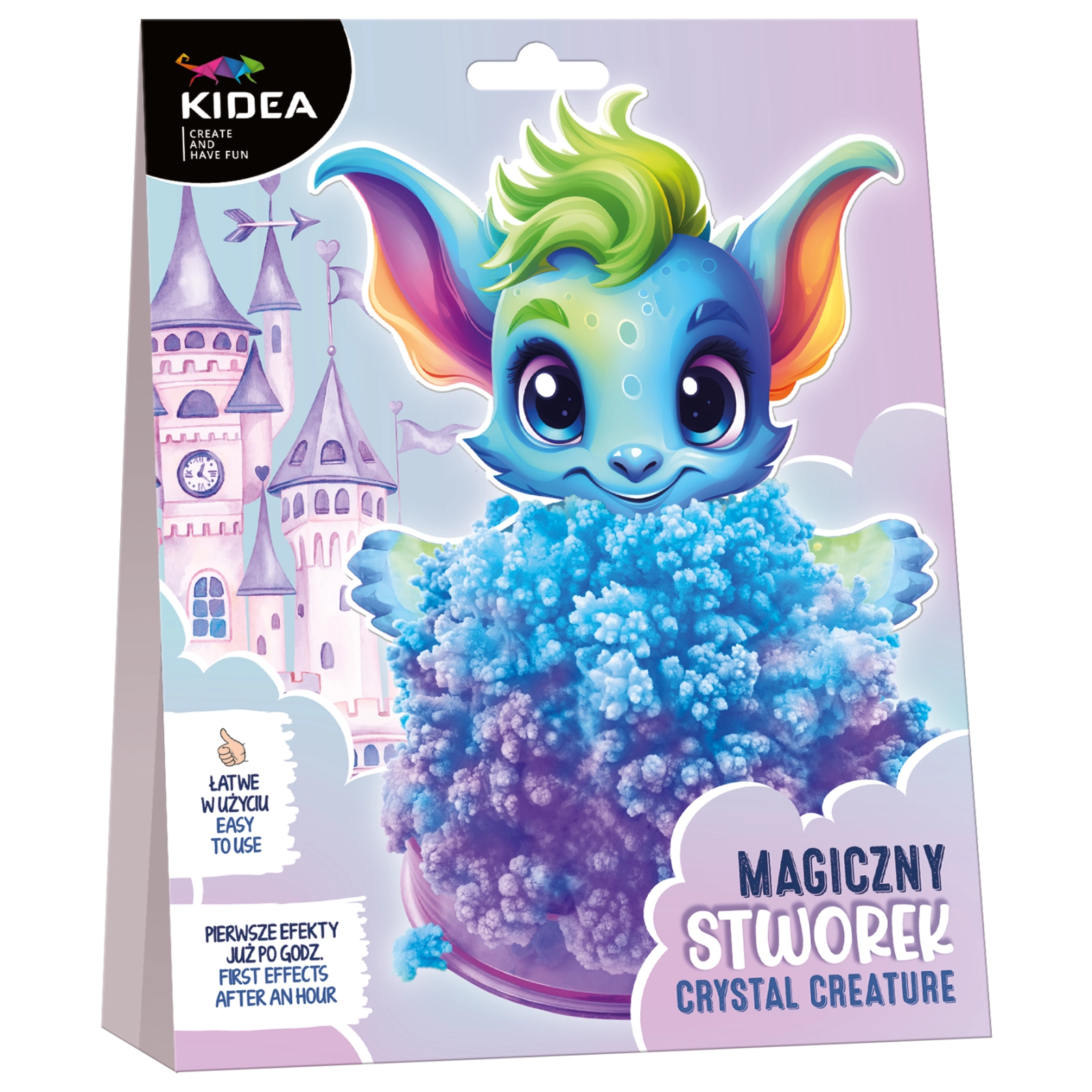 Seturi Creative pentru Copii - KIT CREATIV FIGURINA MAGICA DIN CRISTAL KIDEA MKSKA