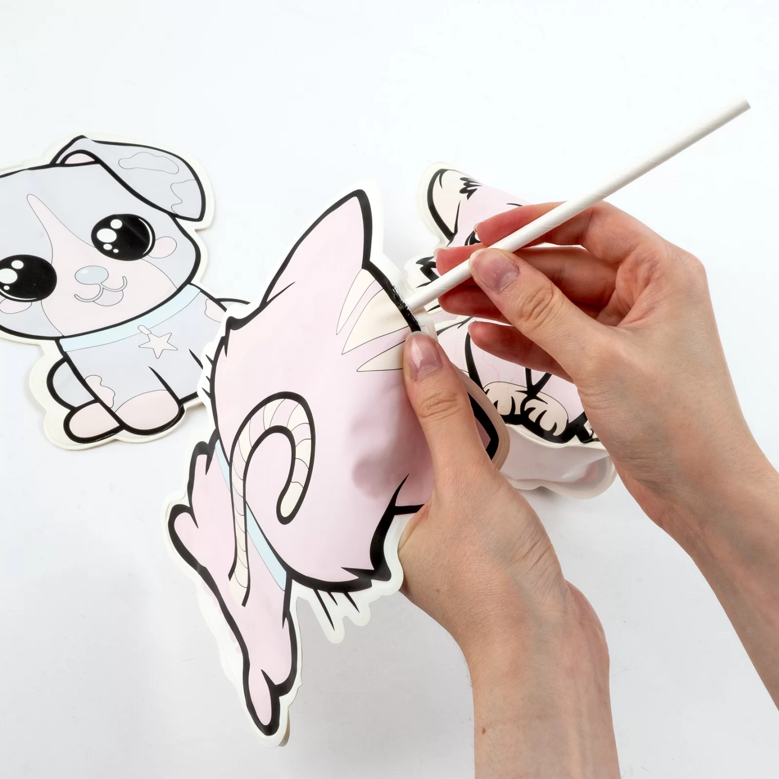 KIT CREATIV PICTURA CU APA ANIMALE MAGICE KIDEA MZMKA [1]