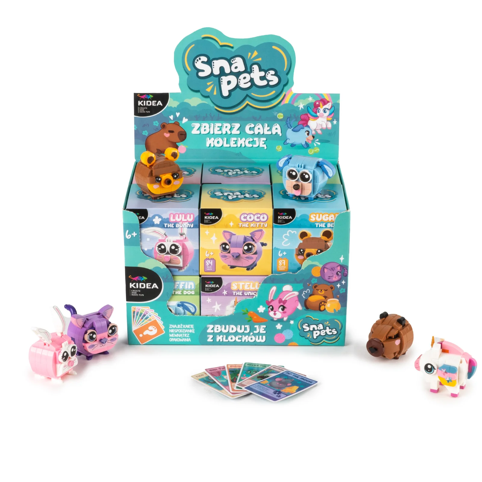 KIT CUBURI DE CONSTRUIT 114 PIESE CAPIBARA SNAPETS KIDEA KLSKABKA [10]