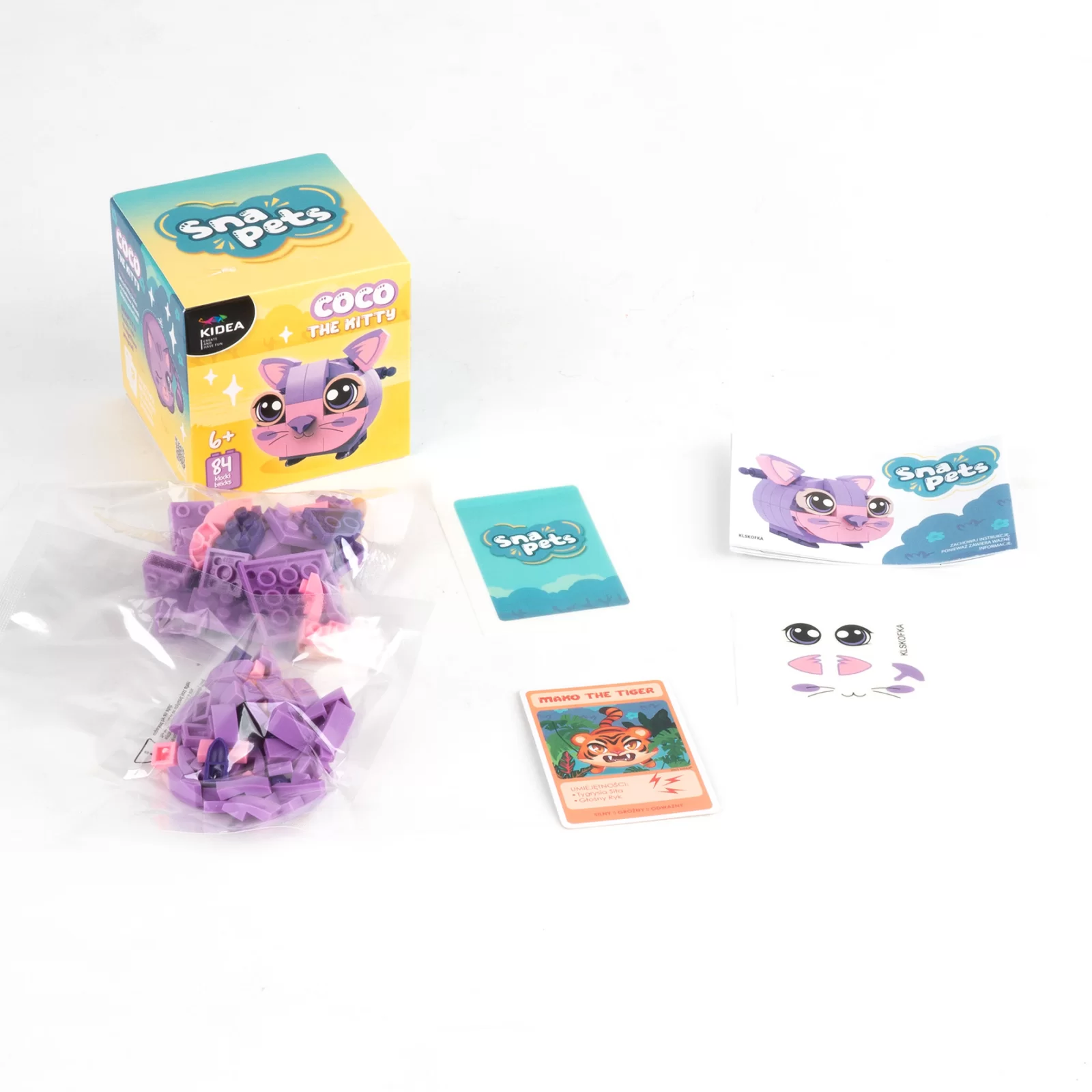 KIT CUBURI DE CONSTRUIT 114 PIESE PISICUTA SNAPETS KIDEA KLSKOFKA [1]